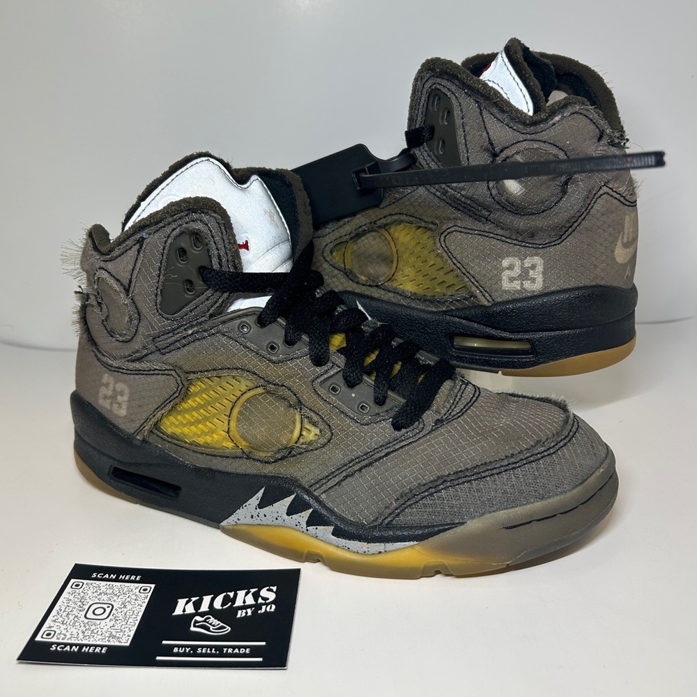 Air Jordan 5 Retro Off-White Muslin - Size 4.5M/6W - (CT8480-001)
